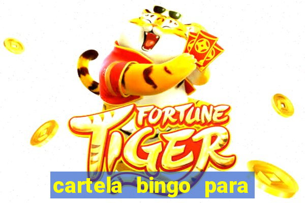 cartela bingo para cha de cozinha imprimir gratis