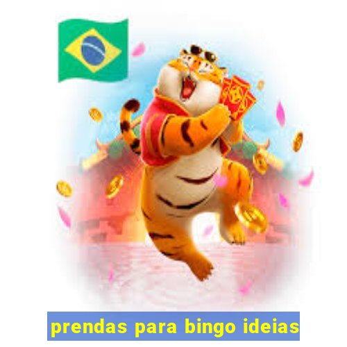 prendas para bingo ideias