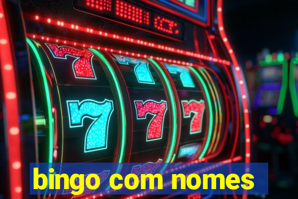 bingo com nomes