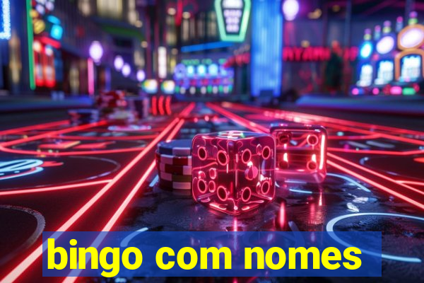 bingo com nomes