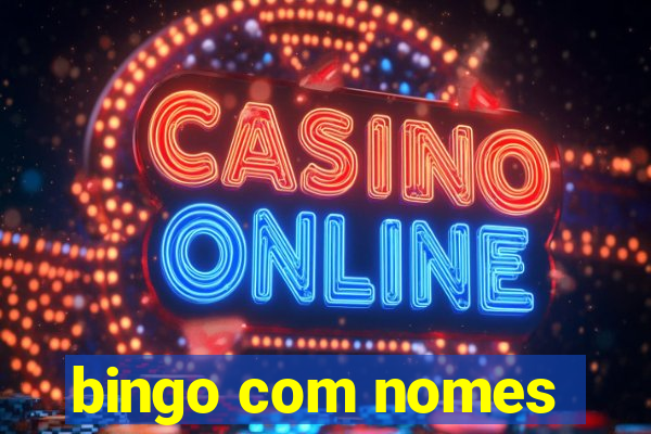 bingo com nomes