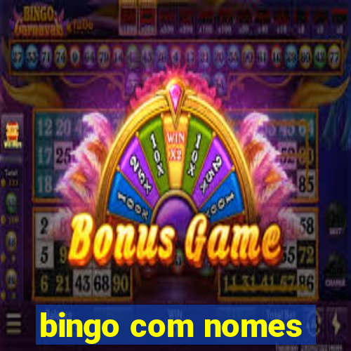 bingo com nomes