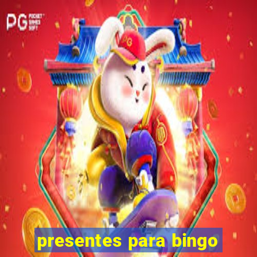 presentes para bingo