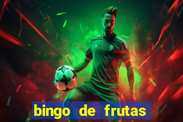 bingo de frutas para imprimir pdf