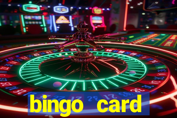 bingo card generator with pictures