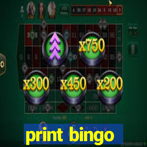 print bingo