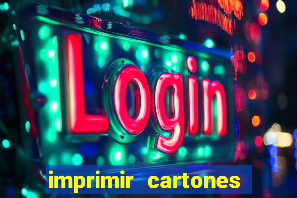 imprimir cartones de bingo