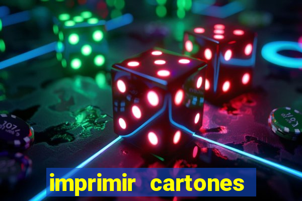 imprimir cartones de bingo