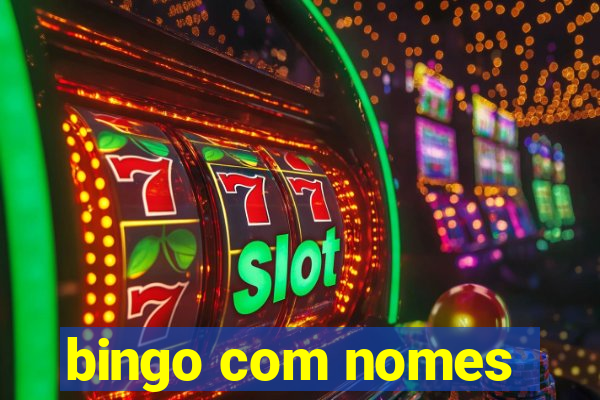 bingo com nomes