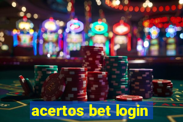 acertos bet login