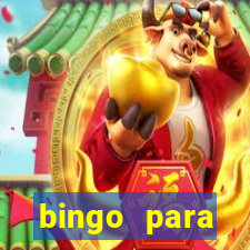 bingo para despedida de solteira para imprimir