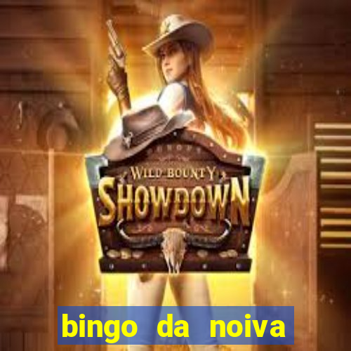 bingo da noiva para imprimir