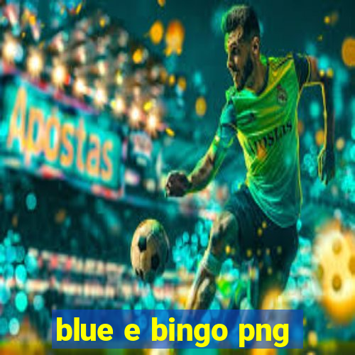 blue e bingo png