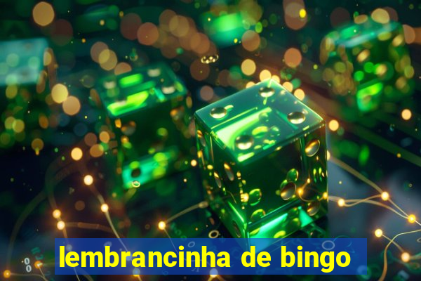 lembrancinha de bingo