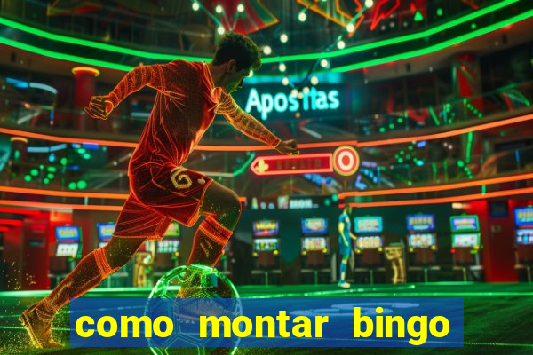 como montar bingo brinquedos toia